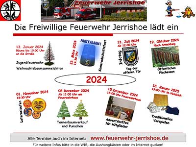 Veranstaltungskalender des Festausschuss